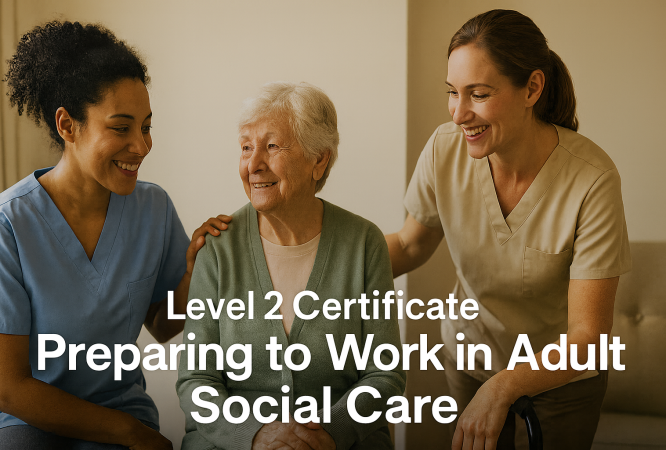 Level 2 Certificate in Preparing to Work in Adult Social Care (RQF)